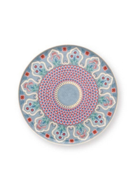Pip Studio Mini Cake Tray flower festival light blue 21cm