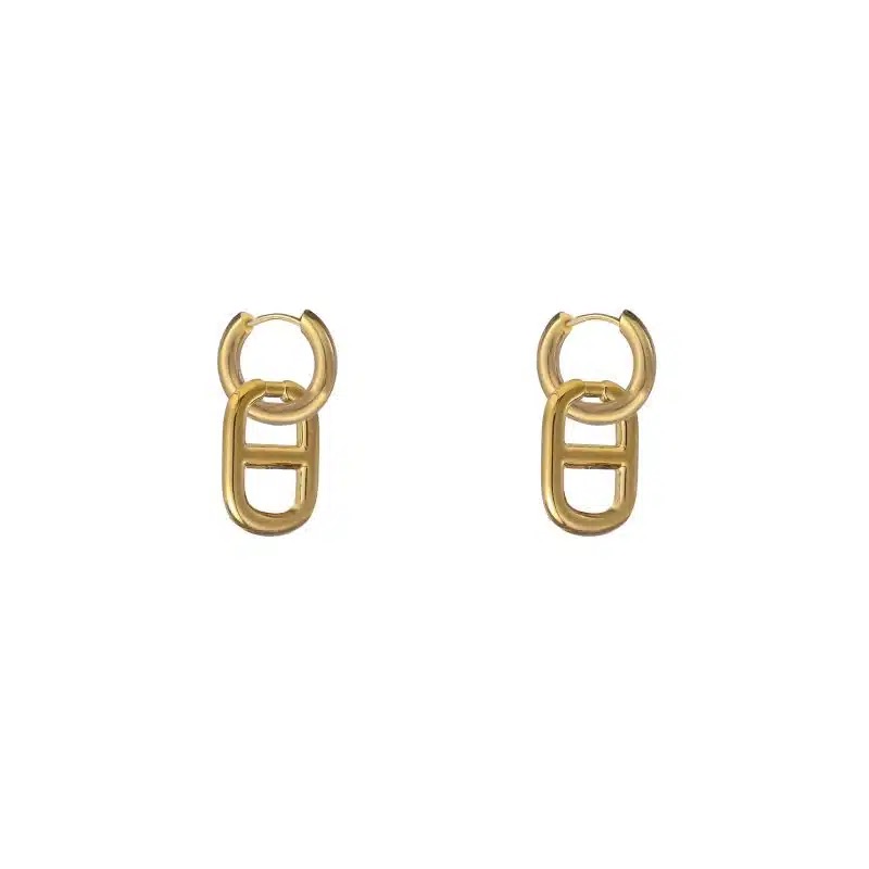 Go Dutch Label oorbellen link hoop