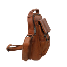 Bear Design schoudertas 'Jarmo' | cognac