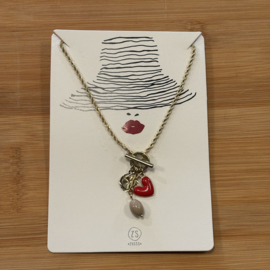 Zusss ketting met bedels goud