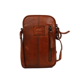 Bear Design telefoontasje 'Sev' cognac