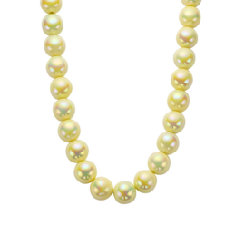 biba ketting chunky kralen zachtgeel