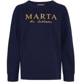 marta du chateau sweater navy
