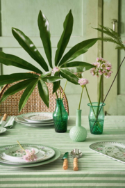 Pip Studio Set/3 Vazen Glas Klein zacht Groen