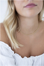 Go Dutch Label ketting Small Twist Necklace  goud 14K