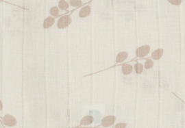Jollein monddoek hydrofiel | twig wild rose 3 st