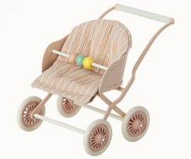 maileg muis wandelwagen | roze