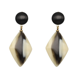 Camps & Camps oorbellen Big Diamond Shaped Earrings
