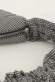 My Jewellery Geruite crossbody tas met ruffle strap