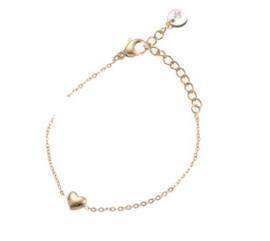 Go Dutch Label tiny dutchies kinderarmband | hartje goud.