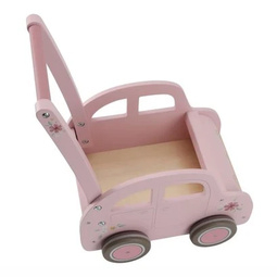 Little Dutch Houten loopwagen roze