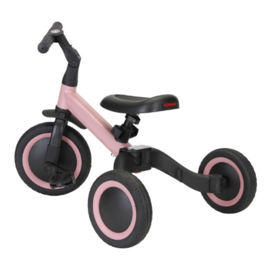 loopfiets 4 in 1 driewieler kaya | roze