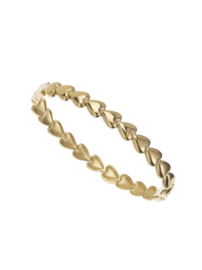 rose en camellia bangle hartjes