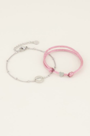 My Jewellery armbanden | set moeder & dochter mini zilver