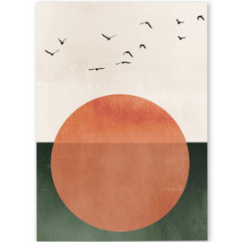 east end prints ansichtkaart rising