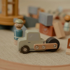 Little Dutch Houten hijskraan Treinbaan