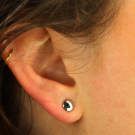 camps & camps oorbellen Little Silver Studs