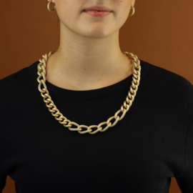 Camps & Camps armband golden relief chain necklace