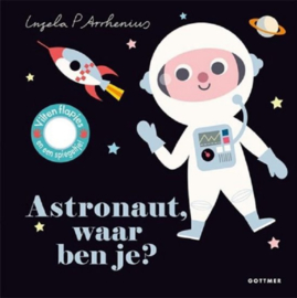 Astronaut, waar ben je? | karton flapjesboekje