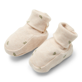 Little Dutch new born slofjes green leaves