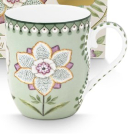 Pip Studio Mok Groot Lily&Lotus Licht Groen