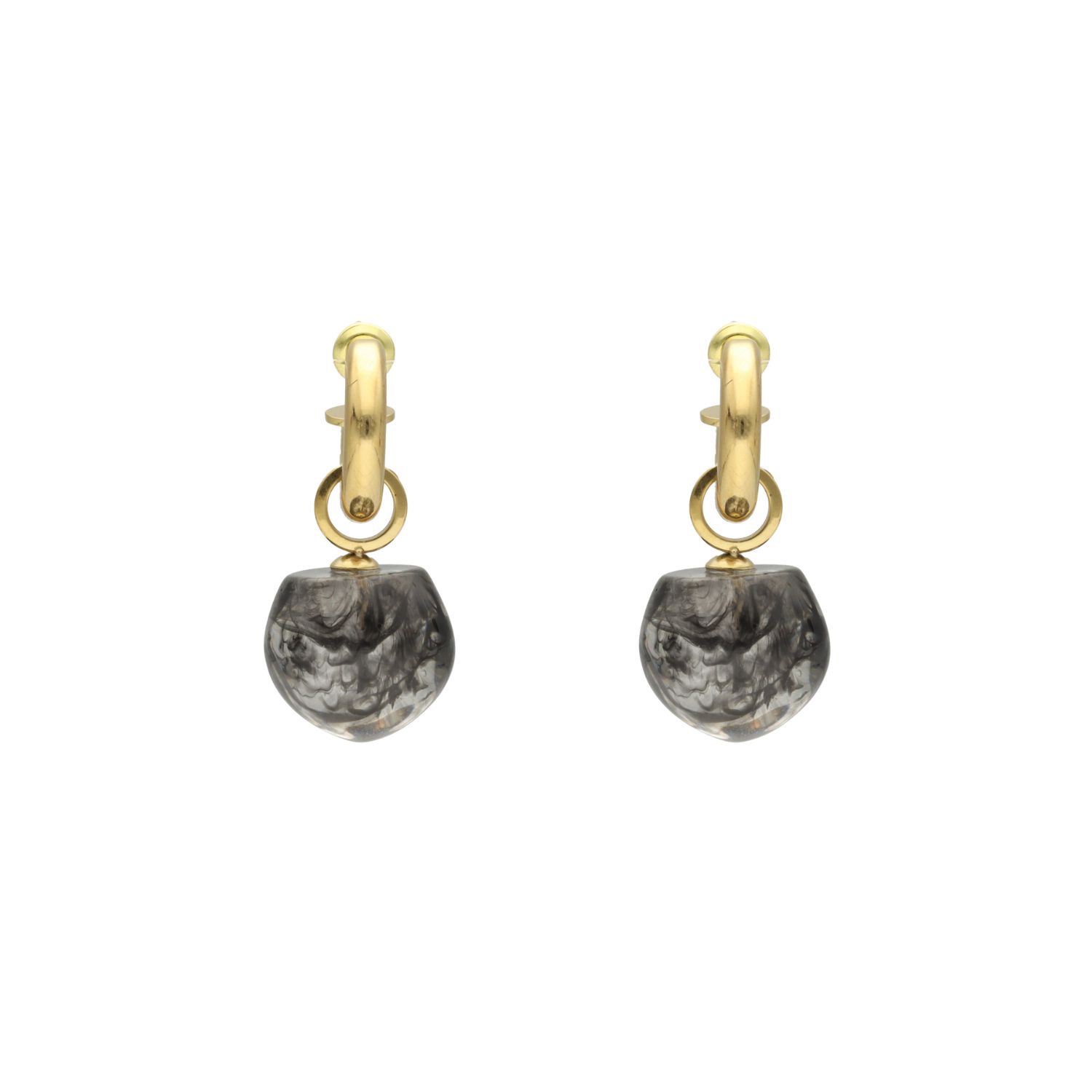 Camps & Camps Oorbellen Marble Glass