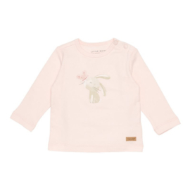 Little Dutch t-shirt lange mouw | Bunny butterfly pink.