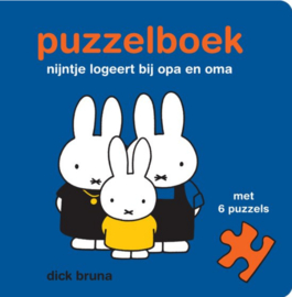 Nijntje logeert bij opa en oma | Puzzelboek karton