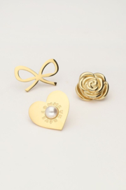 My jewellery Vintage broche set