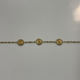My jewellery armband 3 zonnen goud