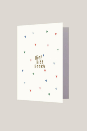 zusss wenskaart hiep hiep hoera