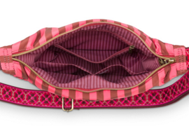 Pip Studio Freya Half Moon Cross Body Bag Stripe Pink