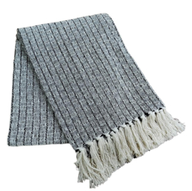 prospectt Jens Living plaid recycled cotton Senn zwart