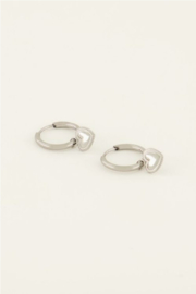 My Jewellery  oorbellen | hartje zilver