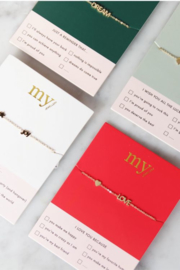 My Jewellery armband | met love en hartje zilver