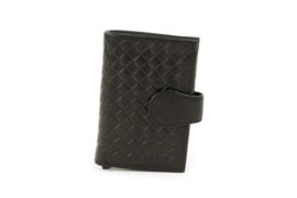 Bear design Pasjeshouder 'Elsie' black woven