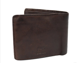 Bear design herenportemonnee Billfold 'Fabian' brown