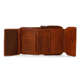 Bear Design portemonnee 'Britt' cognac