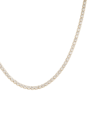 rose en camellia ketting strass steentjes