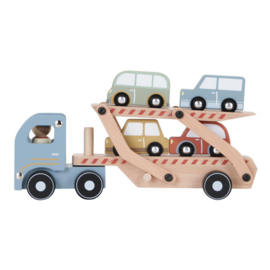 Little Dutch houten truck autotransporter