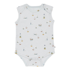 Little Dutch romper mouwloos | sailors bay blue.