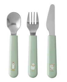 Mepal kinderbestekset Mio 3-delig Little Dutch Little Farm