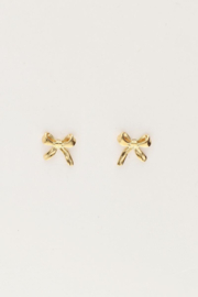 My Jewellery oorbellen kleine strikjes studs goud