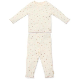 Little Dutch Tweedelige pyjama - Wit - Fairy Garden - Fairy Blossom
