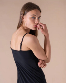 TILTIL Lace Slip Dress | zwart