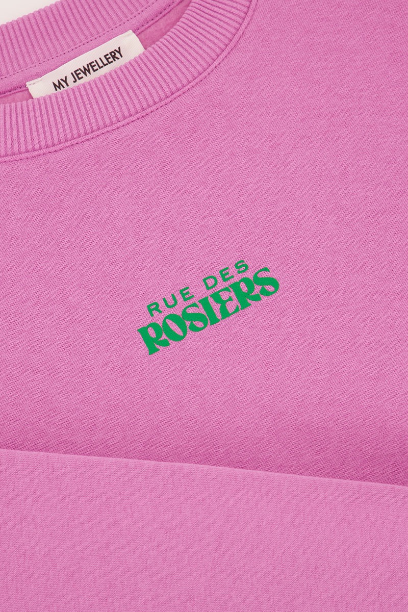 My Jewellery Roze sweater "Rue des Rosiers"