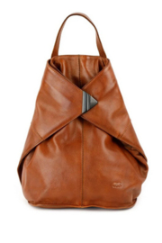 Bear design vouwugzakje 'Lisa' cognac