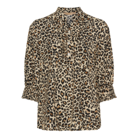 marta du chateau blouse Unnur Beige Leo