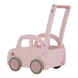 Little Dutch Houten loopwagen roze