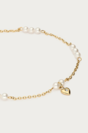 My Jewellery Enkelbandje zoetwaterparel ocean kralen goud